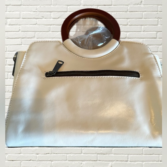 Patricia Nash Lyon Medium Leather Satchel Crossbody - Picture 7 of 14